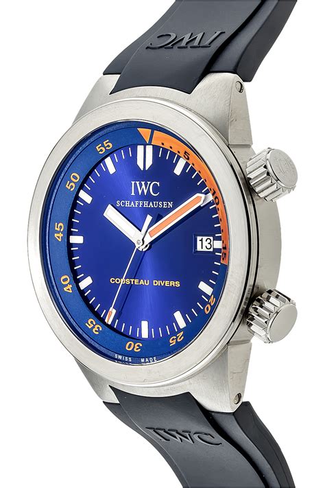 iwc diving watches|iwc aquatimer cousteau diver.